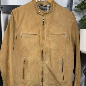 Beautiful Schott NYC cafe racer leather jacket